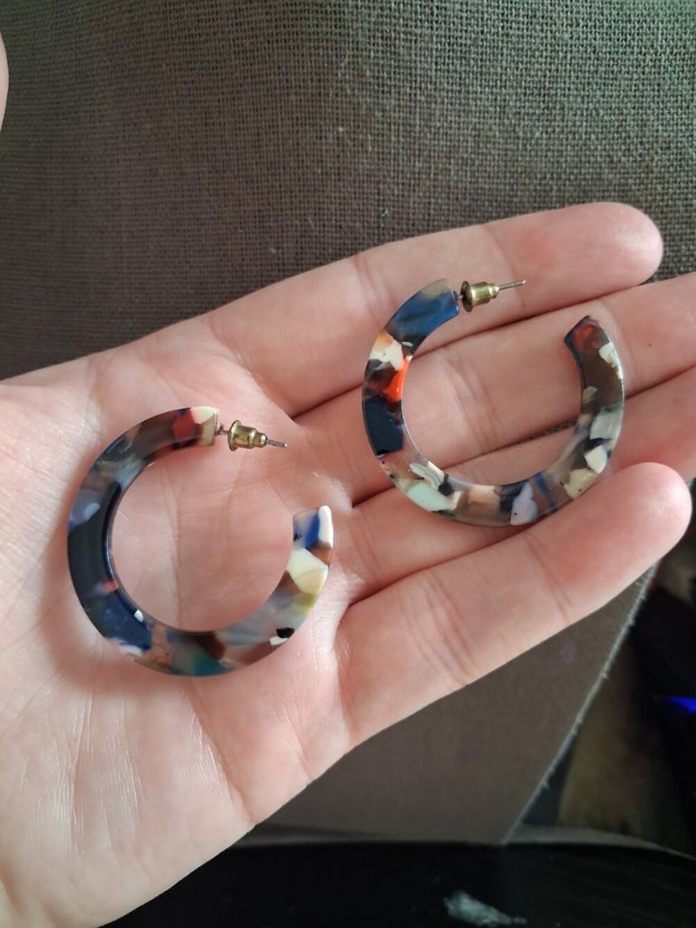 Hoop earrings